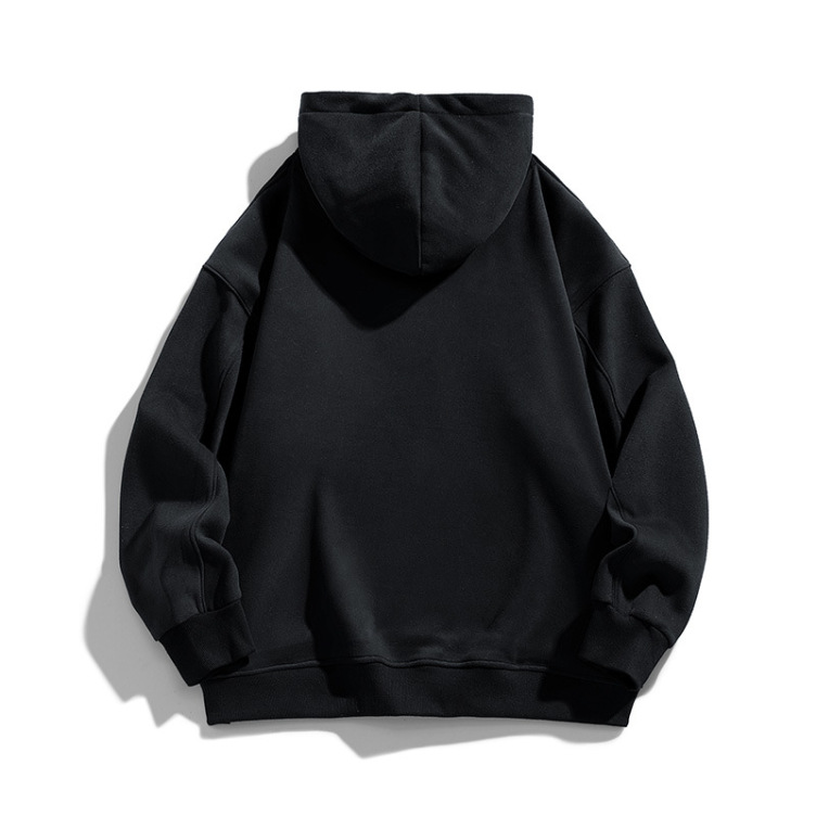 Solid color loose fashion trend hoodie