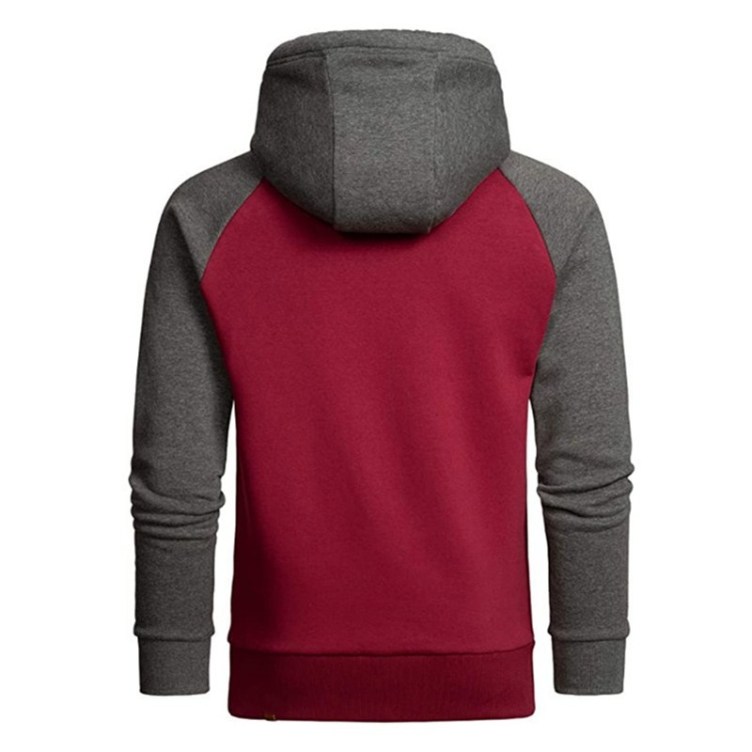 Solid color crewneck fashion casual trend hoodie