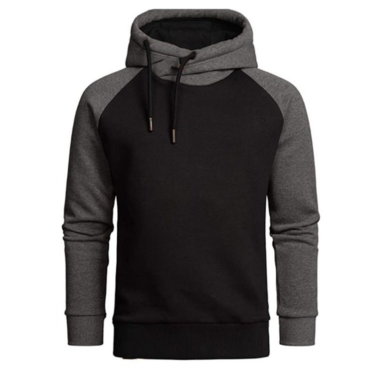 Solid color crewneck fashion casual trend hoodie