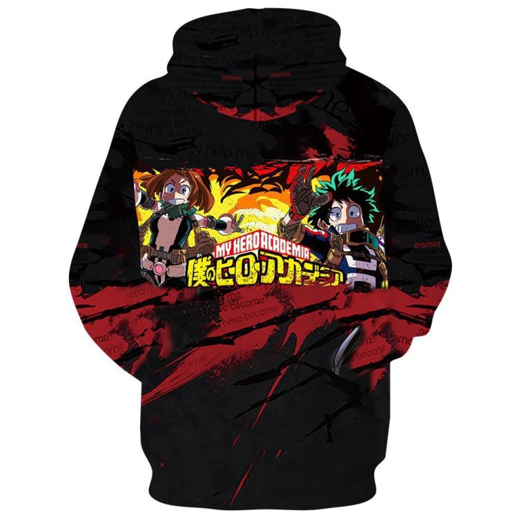 Digital print fashion trend hoodie