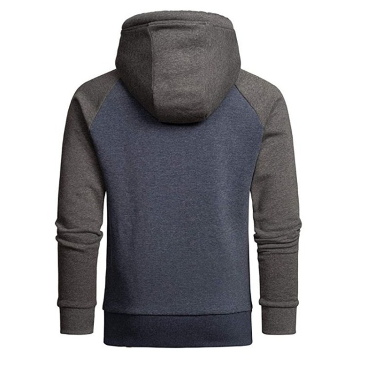 Solid color crewneck fashion casual trend hoodie