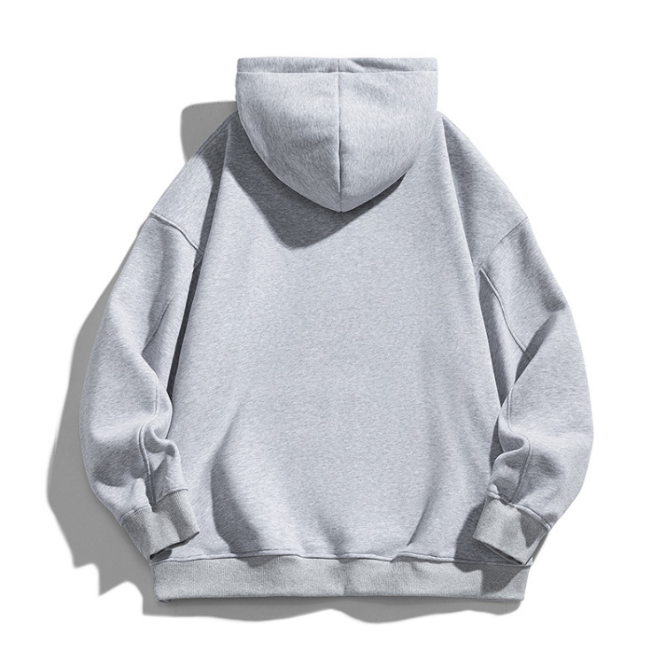 Solid color loose fashion trend hoodie