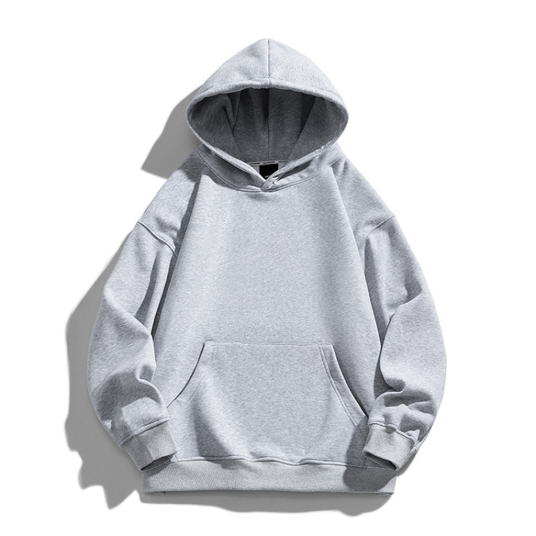 Solid color loose fashion trend hoodie