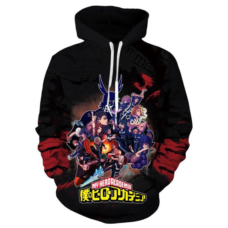 Digital print fashion trend hoodie