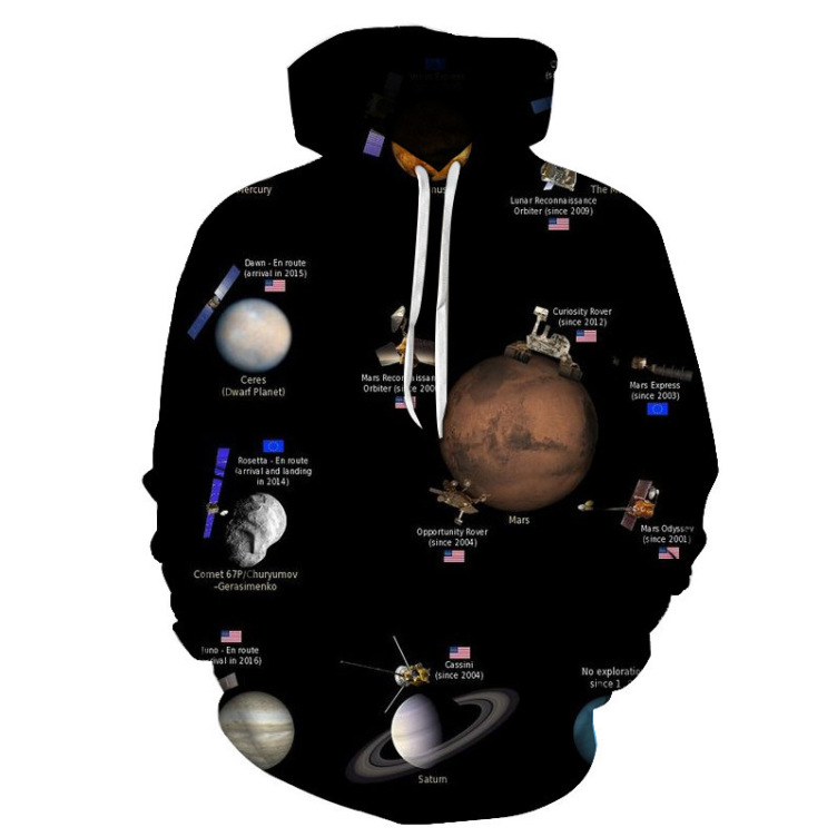 Digital printed trend hoodie