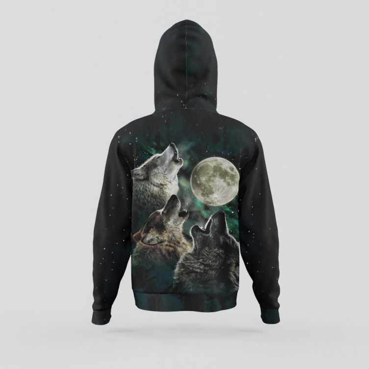 Digital printed casual fashion trend hoodie