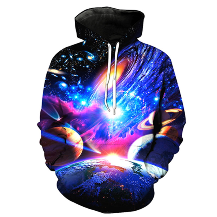 Digital printed trend hoodie
