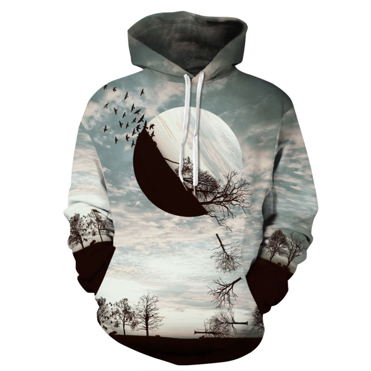 Digital printed trend hoodie
