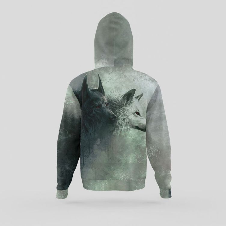 Digital printed casual fashion trend hoodie
