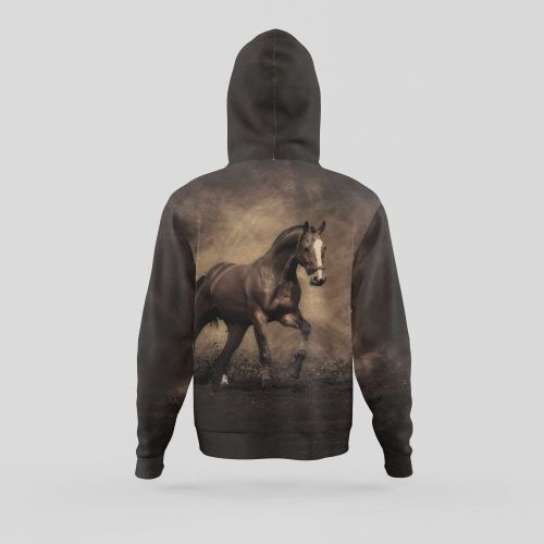 Digital printed casual fashion trend hoodie