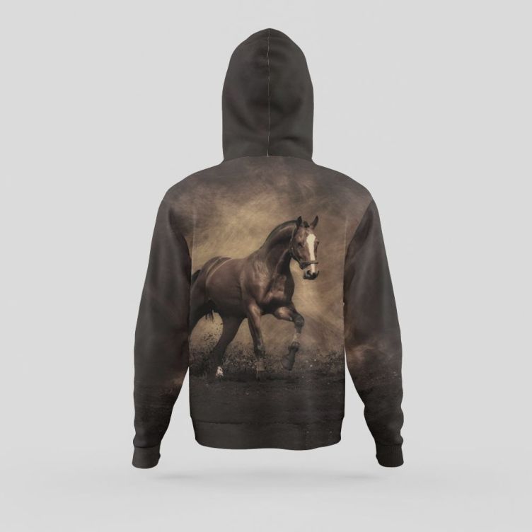 Digital printed casual fashion trend hoodie