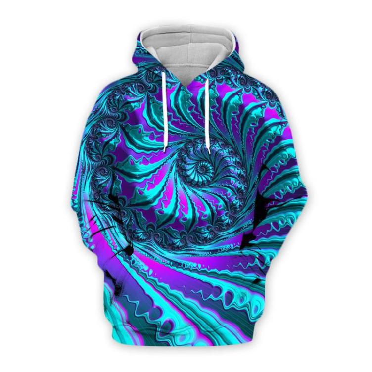 3D print casual fashion trend hoodie