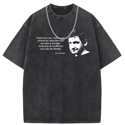 Printed short sleeve fashion T-shirt