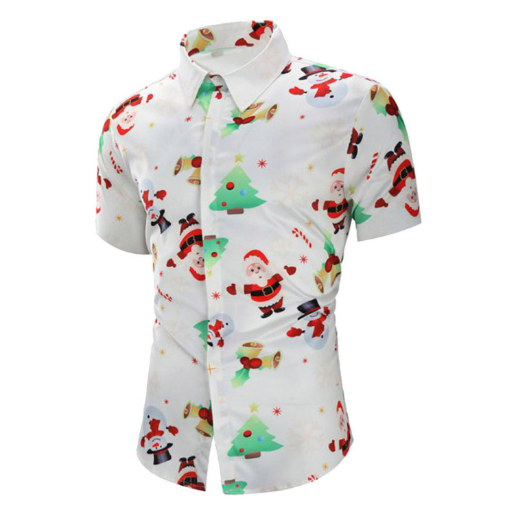 Digital printing trendy casual shirt