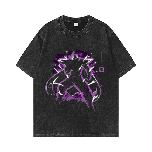 Printed crewneck casual fashion T-shirt