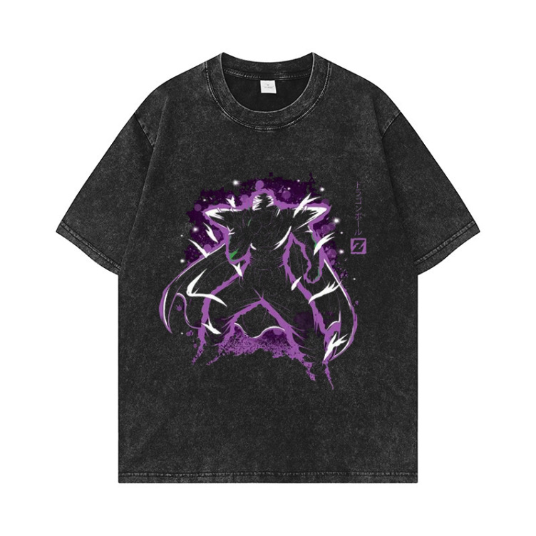 Printed crewneck casual fashion T-shirt