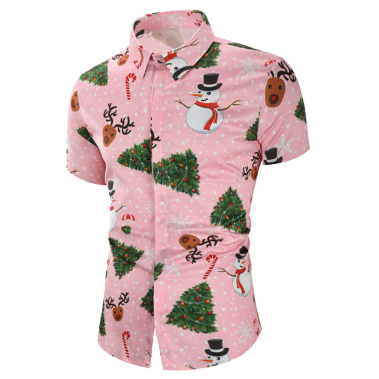 Digital printing trendy casual shirt
