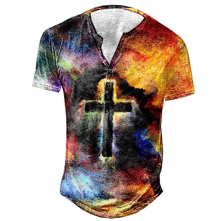 Digital printing trendy fashion T-shirt