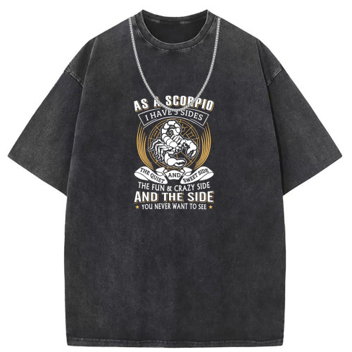 Printed short-sleeved loose T-shirt