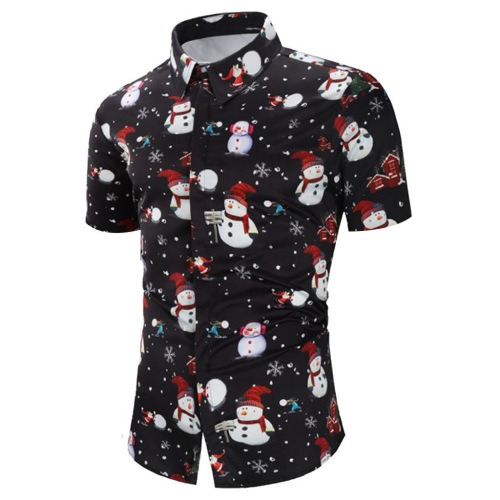 Digital printing trendy casual shirt