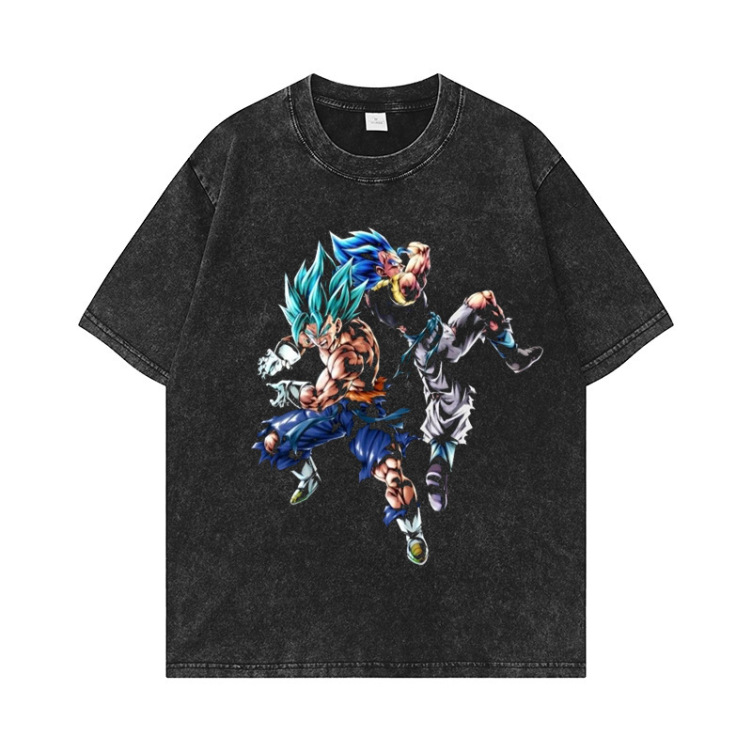 Printed crewneck casual fashion T-shirt