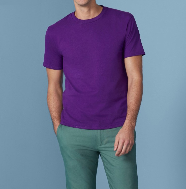Cotton crewneck casual T-shirt
