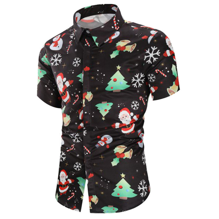 Digital printing trendy casual shirt