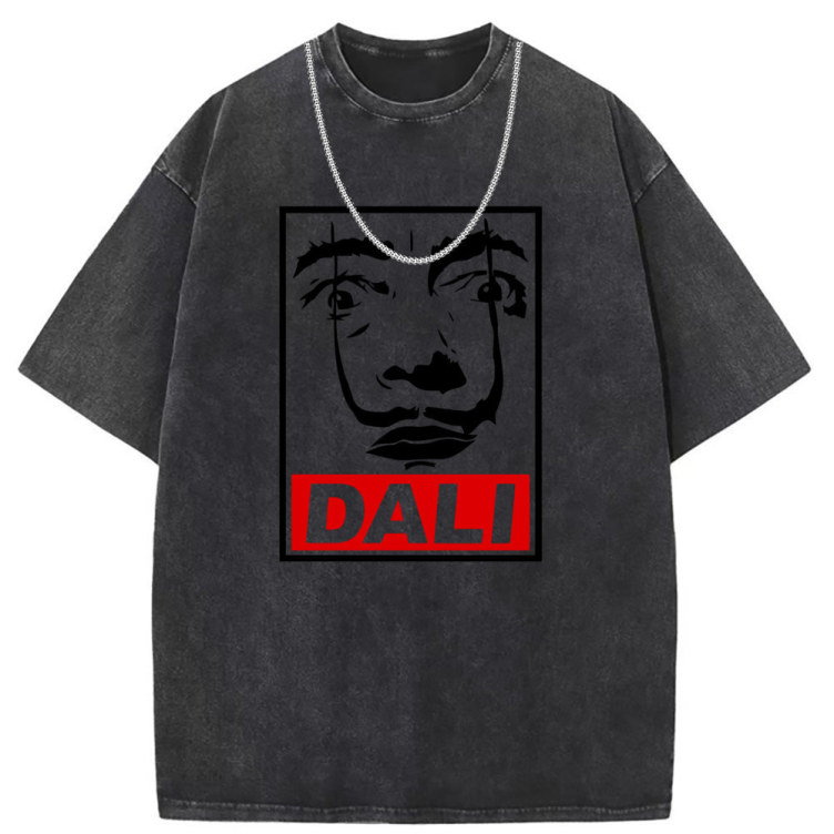 Printed short-sleeved loose T-shirt