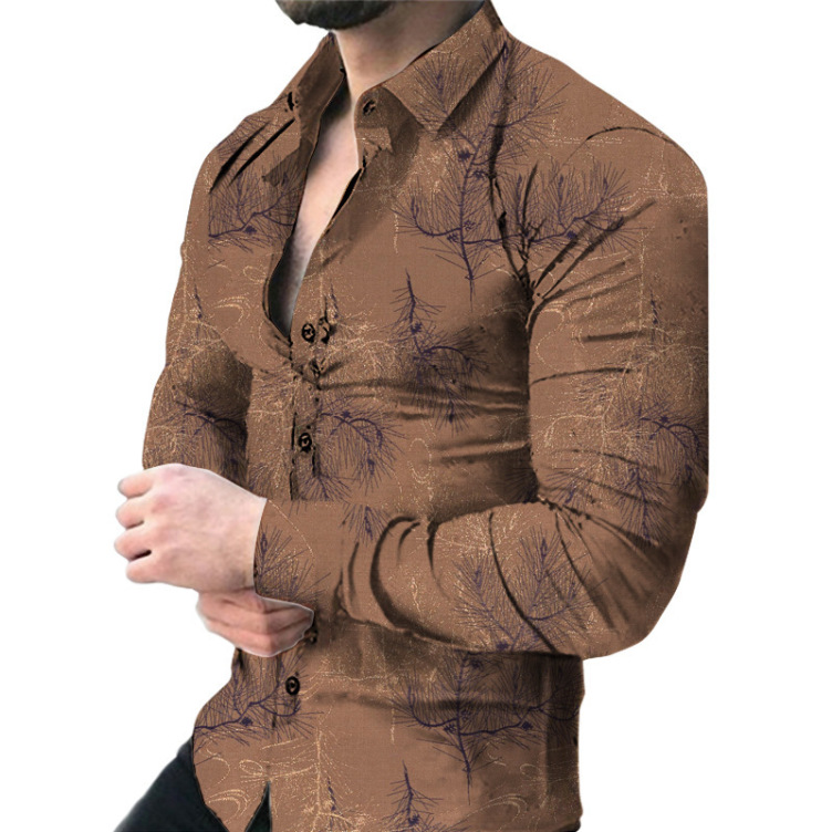 Printed trend cardigan fashion shirt