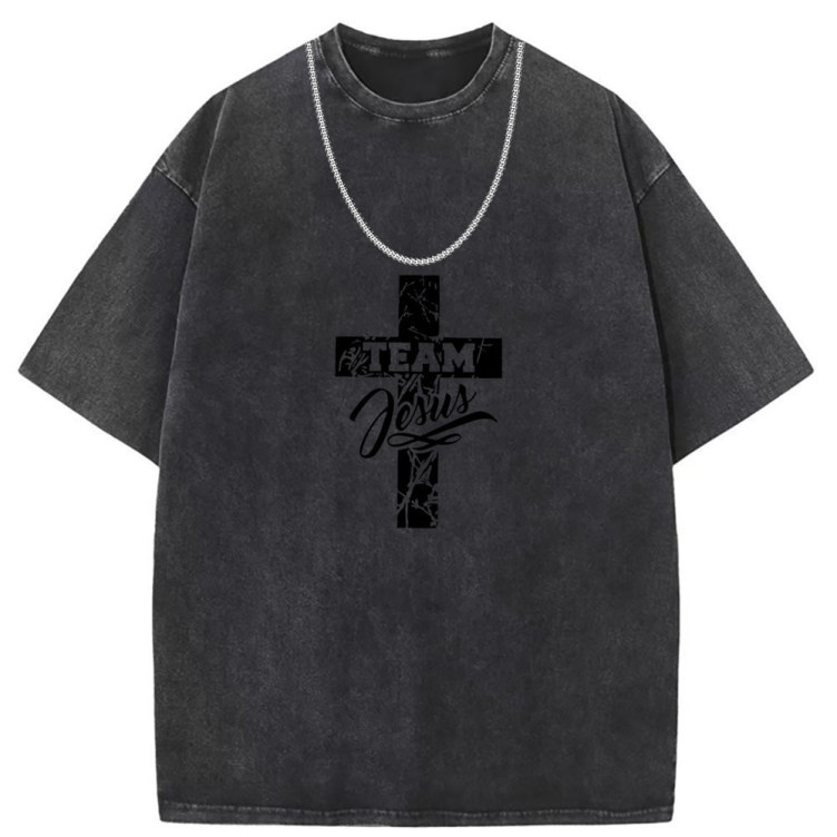 Printed short-sleeved loose T-shirt
