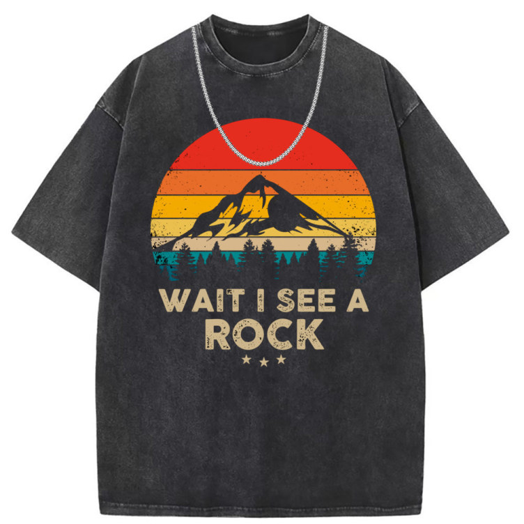 Printed short-sleeved loose T-shirt