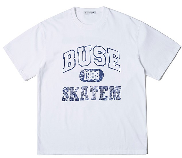 Monogram offset cotton casual trend T-shirt