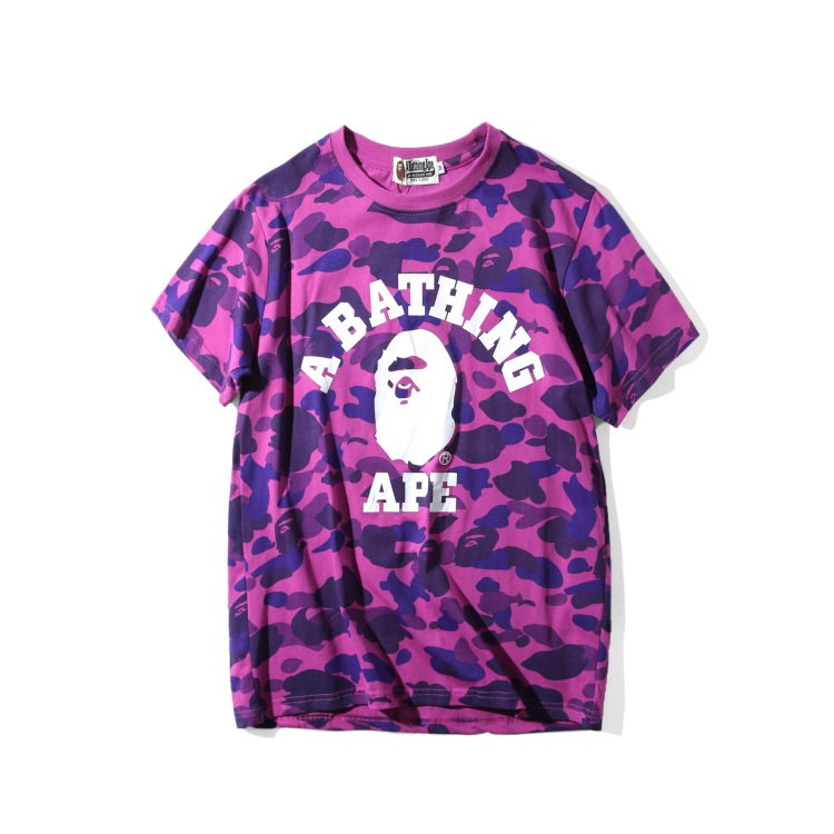 Printed men's short-sleeved trend T-shirt