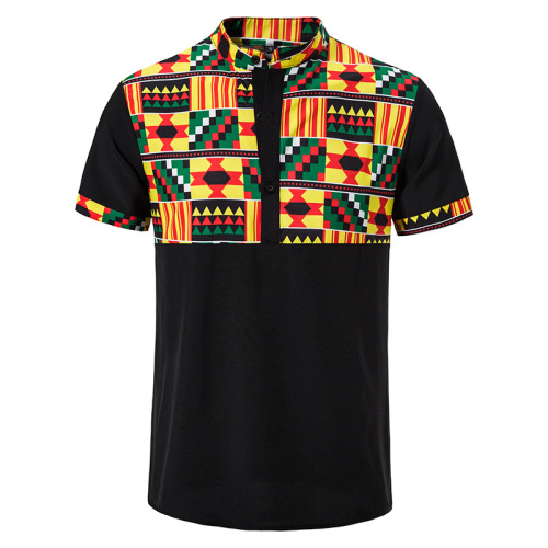 Printed casual short-sleeved trend T-shirt