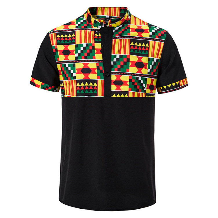 Printed casual short-sleeved trend T-shirt