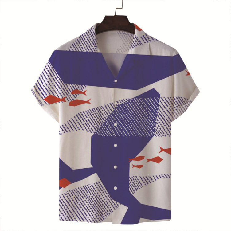 Printed casual statement trend shirt