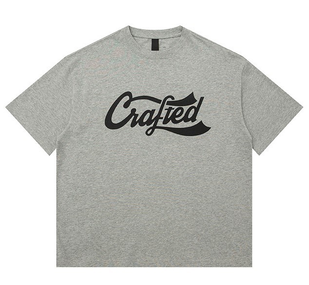 Vintage patch trendy versatile T-shirt