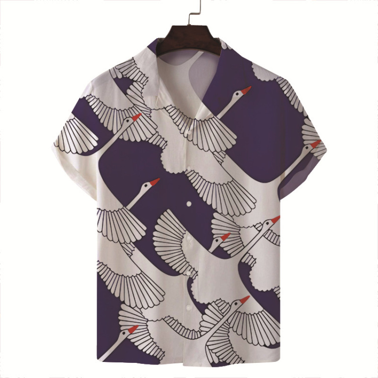 Printed casual statement trend shirt