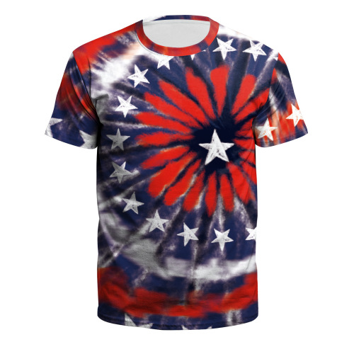 Digital printed short-sleeved trend T-shirt