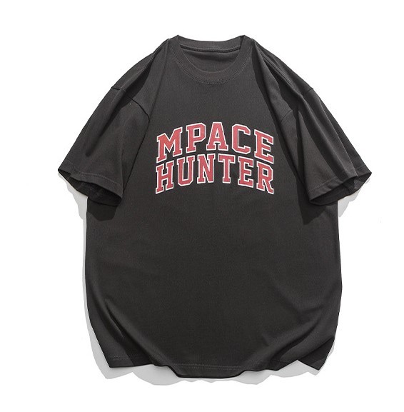 Monogram offset cotton casual trend T-shirt