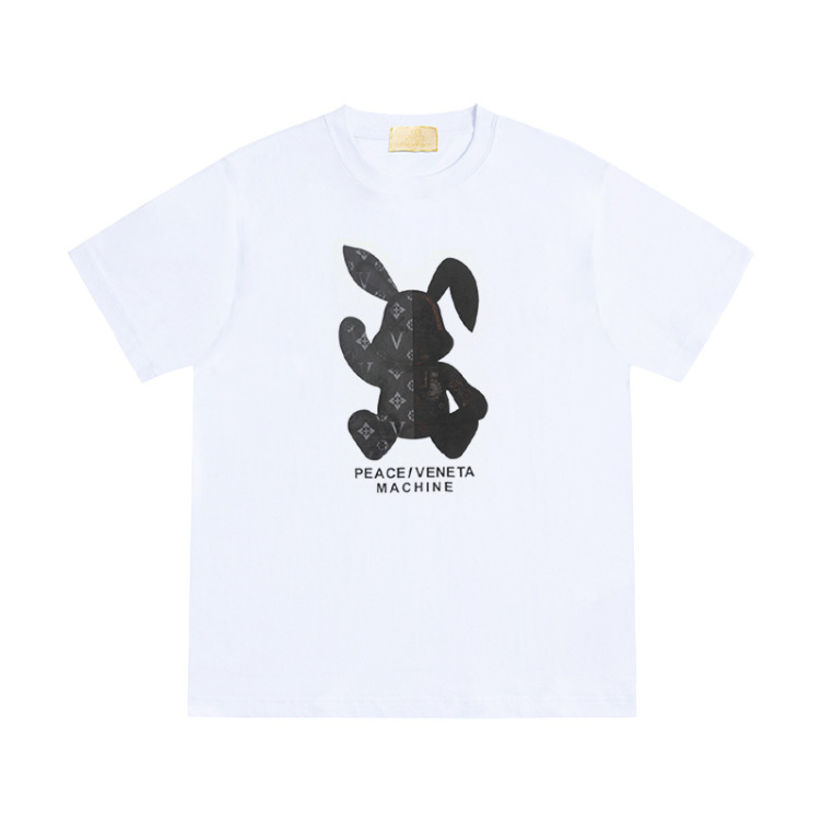 Printed short-sleeved casual trend T-shirt