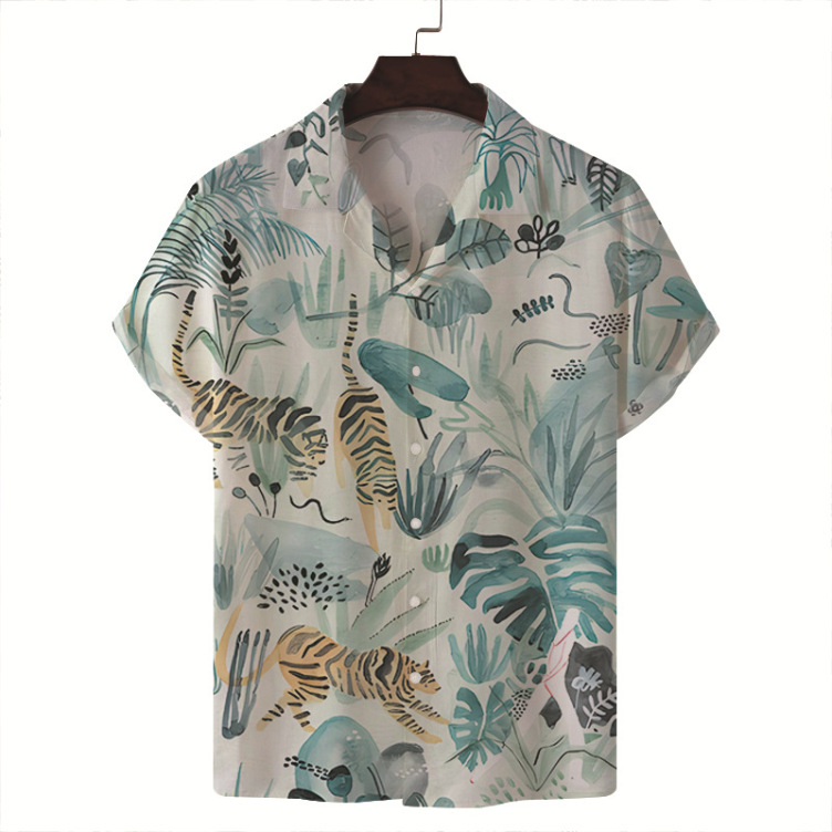 Printed casual statement trend shirt