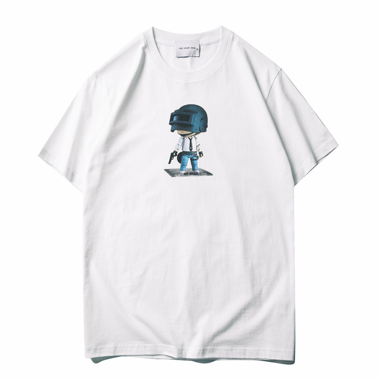 Printed loose short-sleeved trend T-shirt