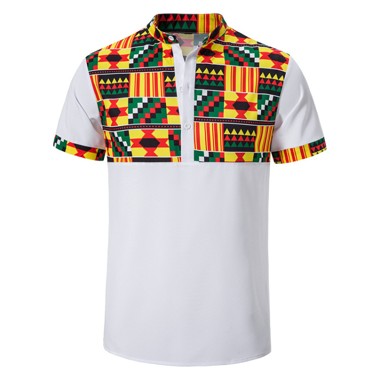 Printed casual short-sleeved trend T-shirt