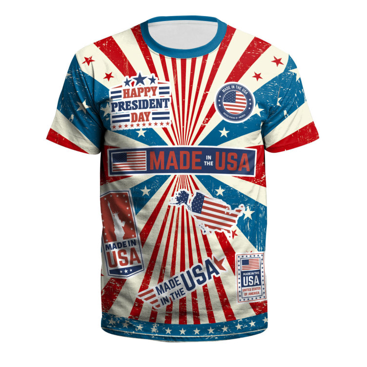 Digital printed short-sleeved trend T-shirt