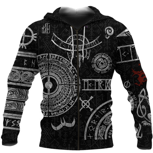 Digital printed casual fashion trend hoodie