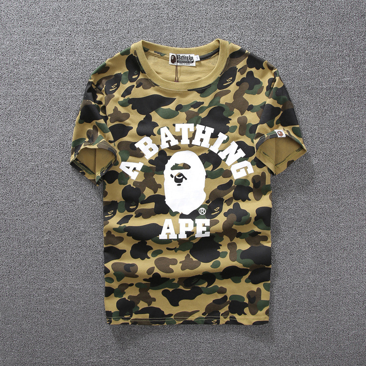 Printed men's short-sleeved trend T-shirt