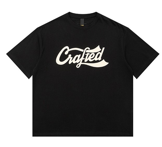 Vintage patch trendy versatile T-shirt