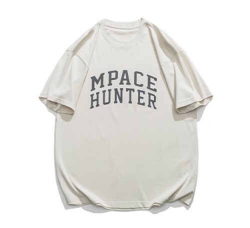 Monogram offset cotton casual trend T-shirt