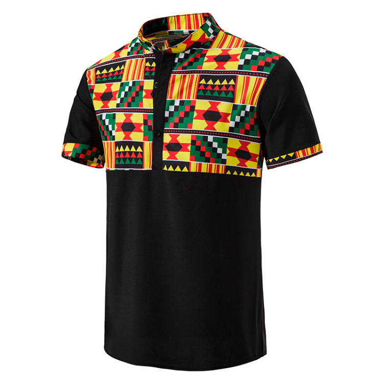Printed casual short-sleeved trend T-shirt